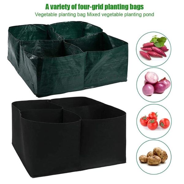 planters & pots planting bag 4 grids square garden planter pocket mini portable vegetable growing for potato tomato flowers carrot onion
planters & pots planting bag 4 grids square garden planter pocket mini portable vegetable growing for potato tomato flowers carrot onion