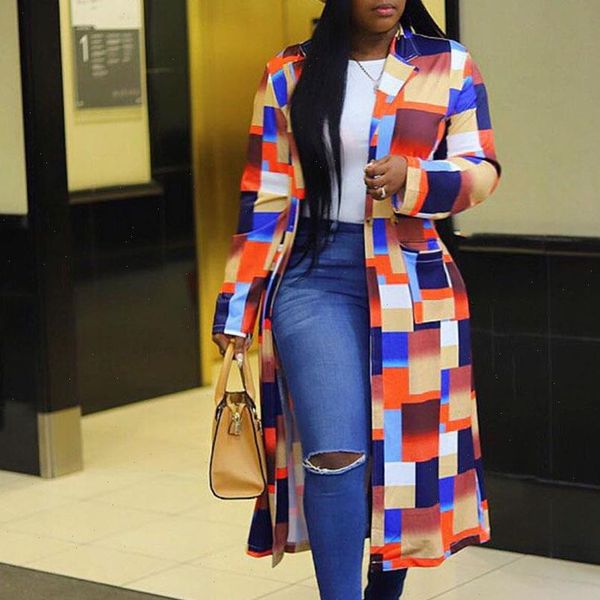color block plaid long trench coat for women plus size fashion casual office ladies work autumn double breasted outwear sale, Tan;black
color block plaid long trench coat for women plus size fashion casual office ladies work autumn double breasted outwear sale, Tan;black