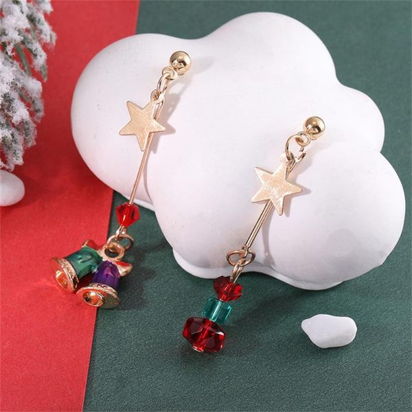 stud christmas series fashion earrings temperament lady asymmetric santa claus elk animal snowman bell pendant ornament, Golden;silver
stud christmas series fashion earrings temperament lady asymmetric santa claus elk animal snowman bell pendant ornament, Golden;silver