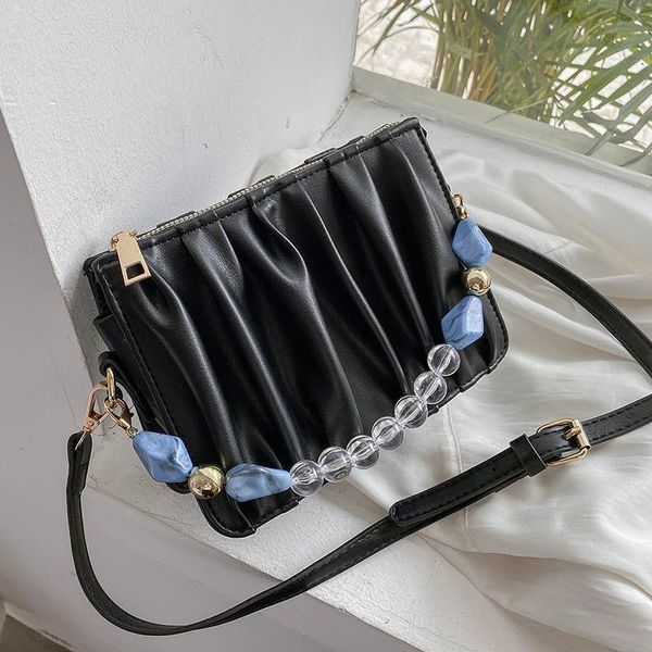 evening bags beaded decoration solid colour pleated pu leather crossbody shoulder for women 2021 summer lady trendy handbags
evening bags beaded decoration solid colour pleated pu leather crossbody shoulder for women 2021 summer lady trendy handbags