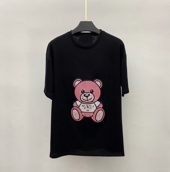 new spring and summer 2021 designer ladies t-shirt men t-shirt sequins set auger bear brightness version to loose, pure cotton material130, White
new spring and summer 2021 designer ladies t-shirt men t-shirt sequins set auger bear brightness version to loose, pure cotton material130, White