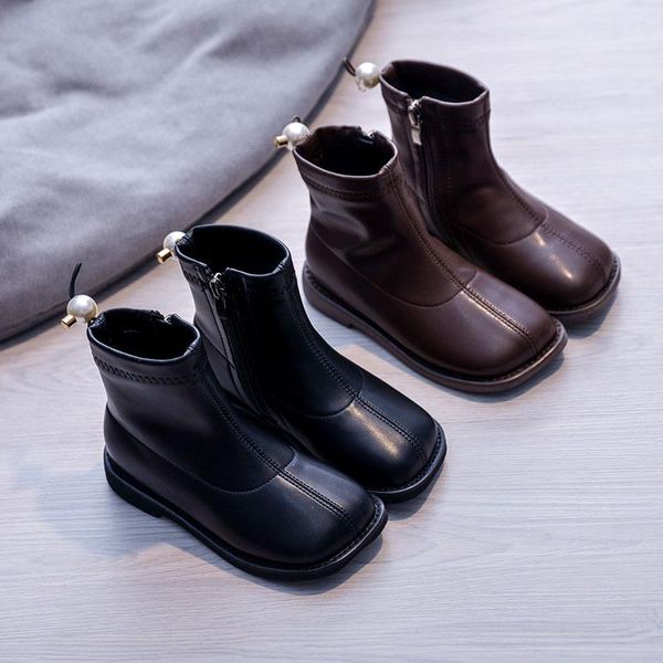 boots 2021 girls' fashion net red short british style children' single girls boy kids shoes, Black;grey
boots 2021 girls' fashion net red short british style children' single girls boy kids shoes, Black;grey