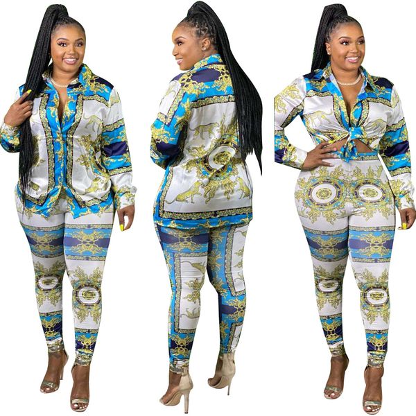 new women's two piece pants clothing two piece printing set fashion women tracksuits plus size s-2xl, White 
new women's two piece pants clothing two piece printing set fashion women tracksuits plus size s-2xl, White