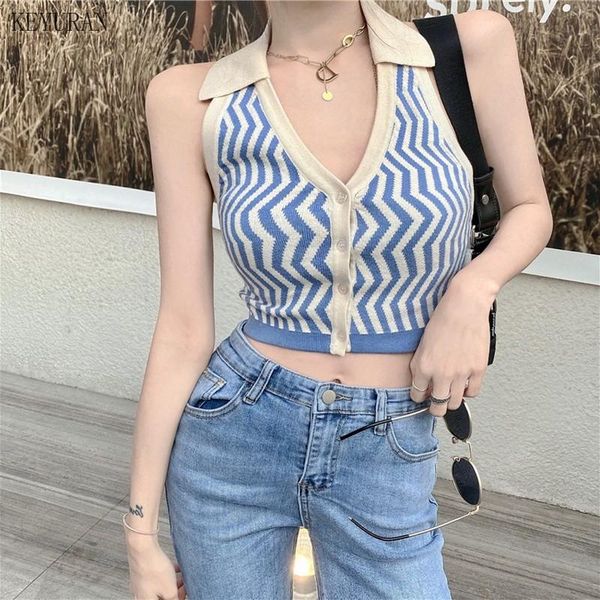women's tanks & camis 2021 knit crop women halter neck backless summer blue striped v casual sleeveless vintage tank, White
women's tanks & camis 2021 knit crop women halter neck backless summer blue striped v casual sleeveless vintage tank, White
