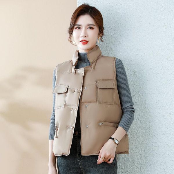 women's vests autumn winter women lightweight puff vest khaki black white thicken thermal puffer sleeveless jackets korean style waistc
women's vests autumn winter women lightweight puff vest khaki black white thicken thermal puffer sleeveless jackets korean style waistc