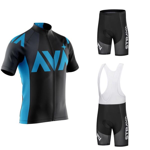 racing sets strava pro team cycling jersey men set bib shorts 2021 summer mountain bike bicycle suit uniform clothes, Black;blue
racing sets strava pro team cycling jersey men set bib shorts 2021 summer mountain bike bicycle suit uniform clothes, Black;blue