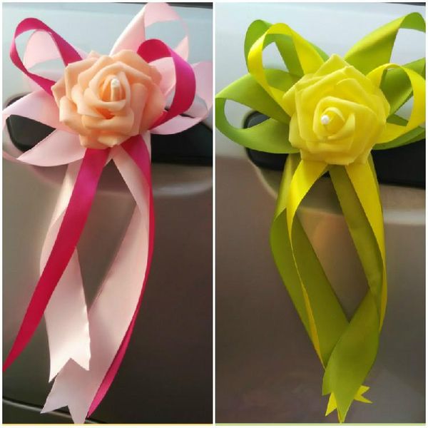 decorative flowers & wreaths 6 pcs wedding car decoration vehicle rearview mirror side handle korean simulation rose bow ribbon flower
decorative flowers & wreaths 6 pcs wedding car decoration vehicle rearview mirror side handle korean simulation rose bow ribbon flower