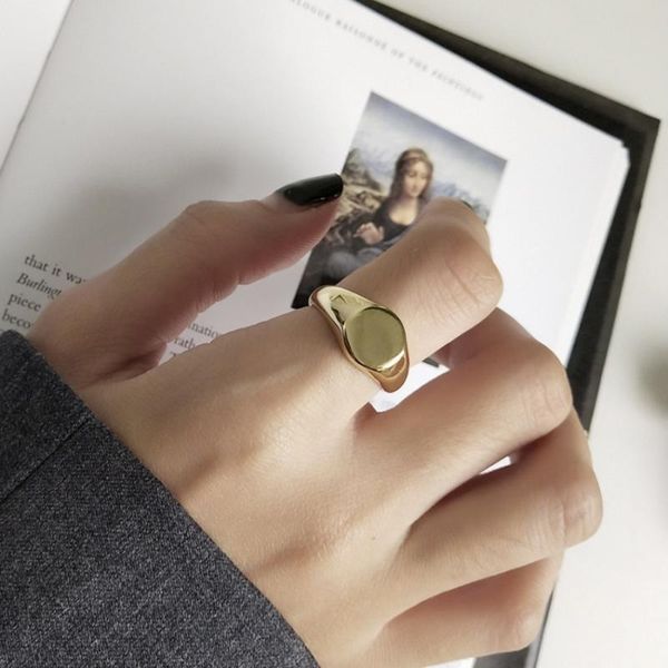cluster rings 925 sterling silver fashion womens golden ring simple wild glossy for friend jewelry gift round surface name, Golden;silver
cluster rings 925 sterling silver fashion womens golden ring simple wild glossy for friend jewelry gift round surface name, Golden;silver
