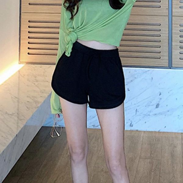 yoga outfits shorts elastic waist lady high solid color women sport short running fitness casual, White;red
yoga outfits shorts elastic waist lady high solid color women sport short running fitness casual, White;red