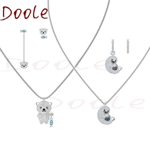 pendant necklaces swa, fashion jewelry charm polar bear cute charming necklace women's romantic gift, Silver
pendant necklaces swa, fashion jewelry charm polar bear cute charming necklace women's romantic gift, Silver