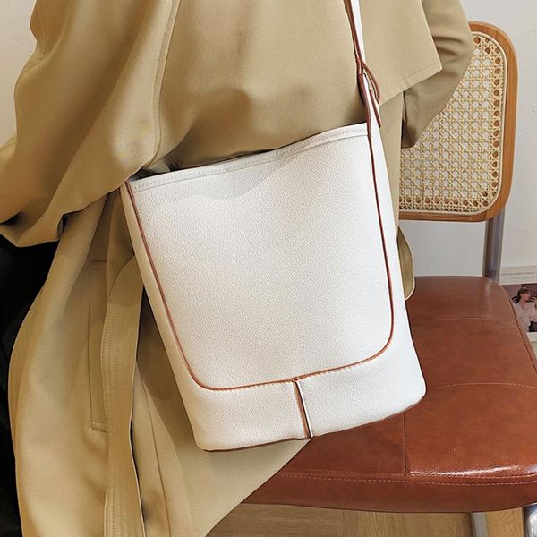 evening bags patchwork pu leather bucket for women 2021 retro style handbag vintage messenger bag ladies large solid color shoulder
evening bags patchwork pu leather bucket for women 2021 retro style handbag vintage messenger bag ladies large solid color shoulder