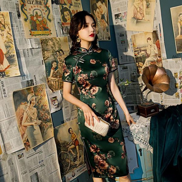 ethnic clothing women high split qipao summer lady traditional chinese style cheongsam mandarin collar silm dress plus size s-4xl, Red
ethnic clothing women high split qipao summer lady traditional chinese style cheongsam mandarin collar silm dress plus size s-4xl, Red