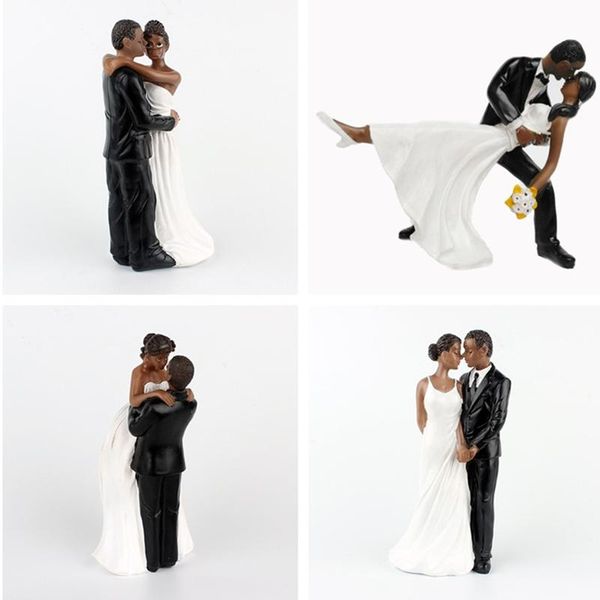decorative objects & figurines resin african wedding garden cake decoration doll people miniature celebration holiday valentine's day g
decorative objects & figurines resin african wedding garden cake decoration doll people miniature celebration holiday valentine's day g