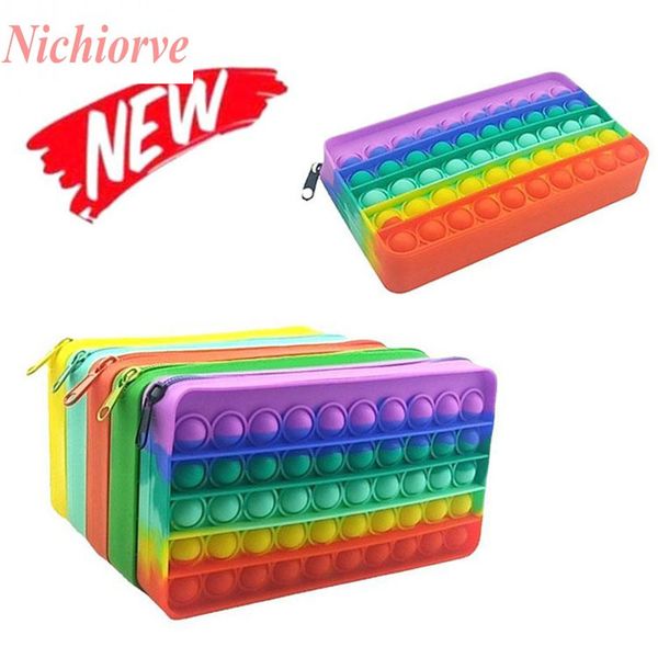 2021 back to school bubble wallet pencil case fidget toys silicone rainbow push decompression toys party simple dimple finger relief interac
2021 back to school bubble wallet pencil case fidget toys silicone rainbow push decompression toys party simple dimple finger relief interac