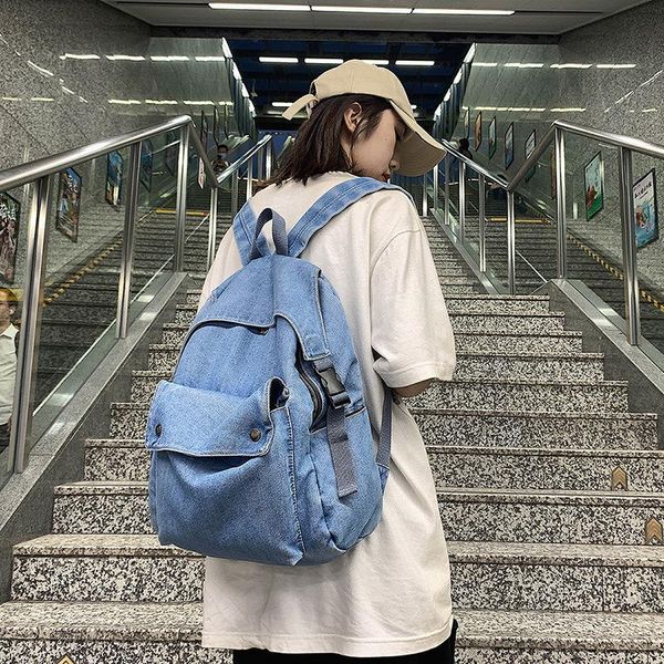 backpack vintage wind denim shoulder bag women 2021 high-capacity rucksack student simple large backpacks
backpack vintage wind denim shoulder bag women 2021 high-capacity rucksack student simple large backpacks