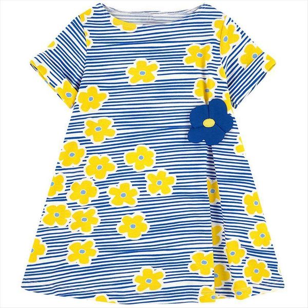 frocks for girls summer girl dress baby clothes toddler casual cotton striped flower print brand dresses kids 2 7 years, Red;yellow
frocks for girls summer girl dress baby clothes toddler casual cotton striped flower print brand dresses kids 2 7 years, Red;yellow