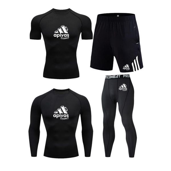 running jerseys compression men's sport suits quick dry sets clothes joggers training gym fitness tracksuits men rashguard, Black;blue
running jerseys compression men's sport suits quick dry sets clothes joggers training gym fitness tracksuits men rashguard, Black;blue