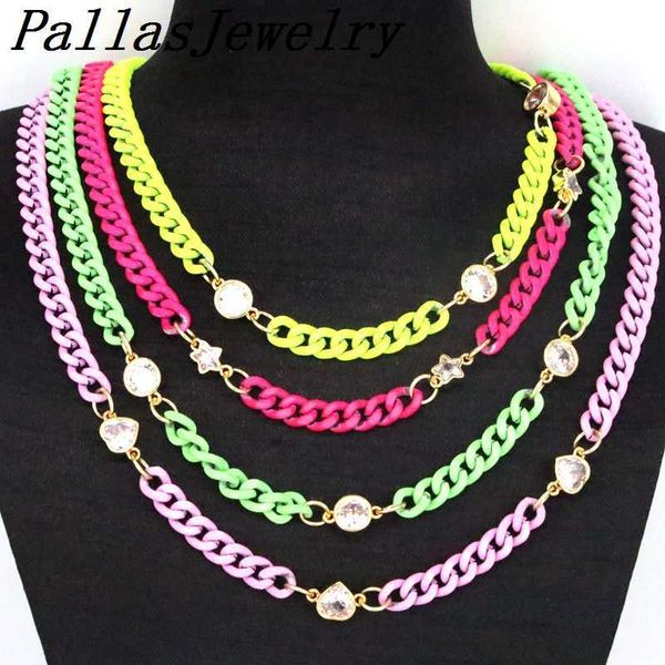5pcs, enamel colorful chain crystal cz star heart round necklace women jewelry accessories gift her, Silver
5pcs, enamel colorful chain crystal cz star heart round necklace women jewelry accessories gift her, Silver