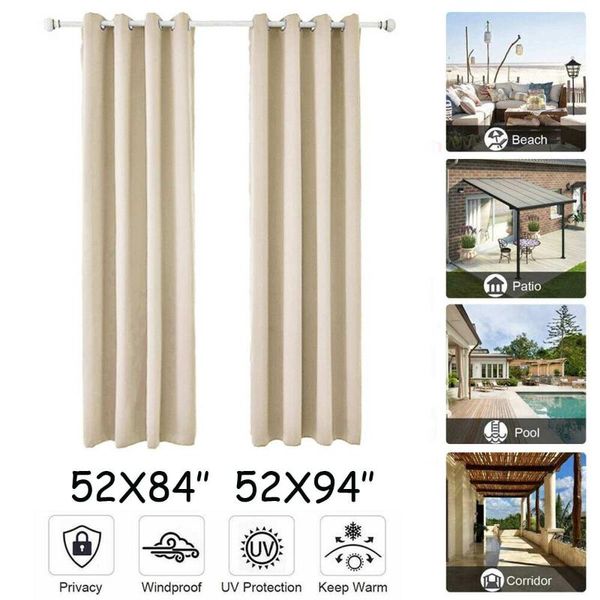 curtain & drapes 4 colors outdoor waterproof drape blackout light blocking fade resistant easy installation uv protection 2 sizes
curtain & drapes 4 colors outdoor waterproof drape blackout light blocking fade resistant easy installation uv protection 2 sizes
