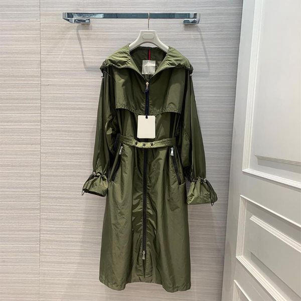 women's trench coats est high-end army green long coat women hooded flare sleeve drawstring fashion casual a-line loose overcoat, Tan;black
women's trench coats est high-end army green long coat women hooded flare sleeve drawstring fashion casual a-line loose overcoat, Tan;black