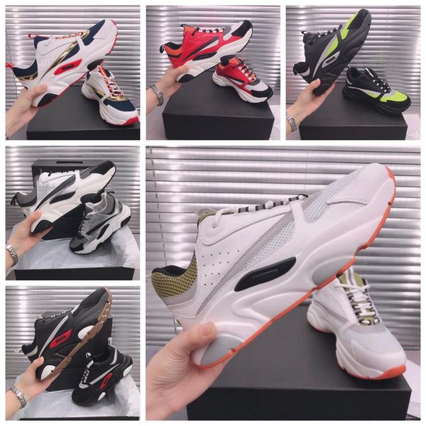men women designer b22 shoes white leather calfskin shoe technical knit platform sneakers blue grey designers sneaker with box
men women designer b22 shoes white leather calfskin shoe technical knit platform sneakers blue grey designers sneaker with box