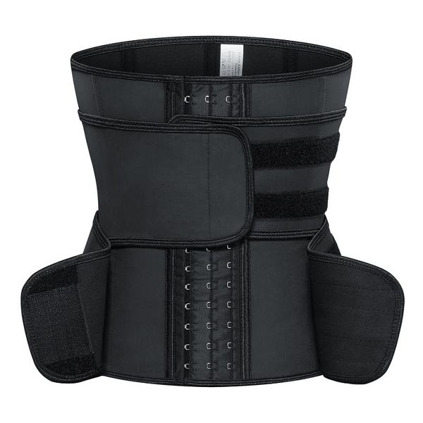 women's shapers double belt breasted latex corset shaper waist girdle belly band trainers shapewear belts for women, Black;white
women's shapers double belt breasted latex corset shaper waist girdle belly band trainers shapewear belts for women, Black;white