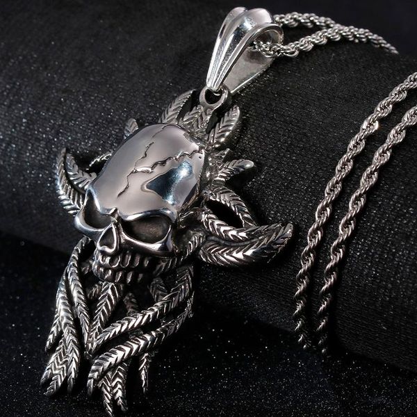 pendant necklaces cool punk stainless steel skull pendants for men fathers' day birthday gifts boyfriend friends drop, Silver
pendant necklaces cool punk stainless steel skull pendants for men fathers' day birthday gifts boyfriend friends drop, Silver