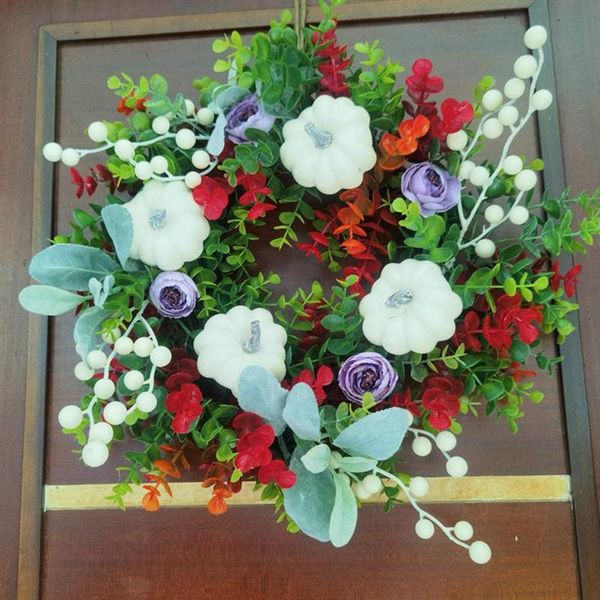 decorative flowers & wreaths 40cm halloween wreath for front door fall pumpkin hanging home ornaments thanksgiving decor door/mirror/wall
decorative flowers & wreaths 40cm halloween wreath for front door fall pumpkin hanging home ornaments thanksgiving decor door/mirror/wall