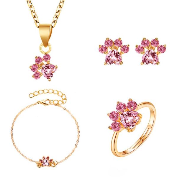 chains vintage cute cartoon cat claw necklace earrings four-piece zircon ladies jewelry set geometric chain necklaces for teen girls, Silver
chains vintage cute cartoon cat claw necklace earrings four-piece zircon ladies jewelry set geometric chain necklaces for teen girls, Silver