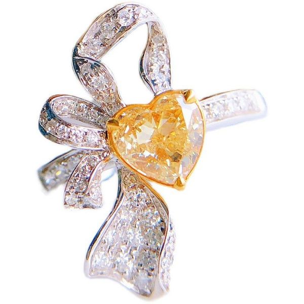 wedding rings hainon romantic bowknot ring silver color luxury yellow heart zircon finger for women gift jewelry, Slivery;golden
wedding rings hainon romantic bowknot ring silver color luxury yellow heart zircon finger for women gift jewelry, Slivery;golden
