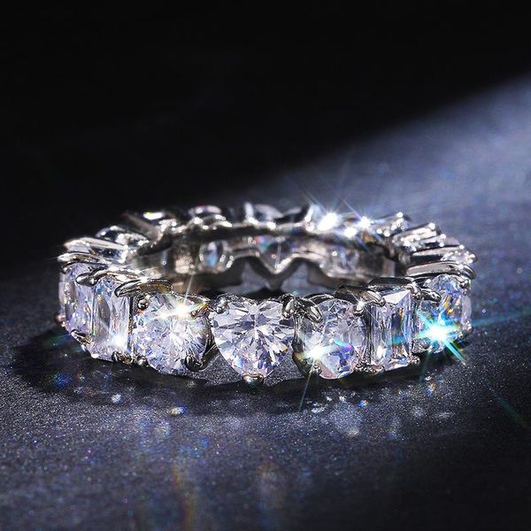 wedding rings zhouyang full round zircon for women kpop style love heart jewelry silver color finger accessories wholesale gift kar016, Slivery;golden
wedding rings zhouyang full round zircon for women kpop style love heart jewelry silver color finger accessories wholesale gift kar016, Slivery;golden