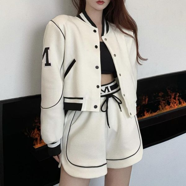 women's tracksuits heavy industry stitching fashion sportswear two piece set women casual single breasted long sleeve jacket + all-matc, Gray
women's tracksuits heavy industry stitching fashion sportswear two piece set women casual single breasted long sleeve jacket + all-matc, Gray