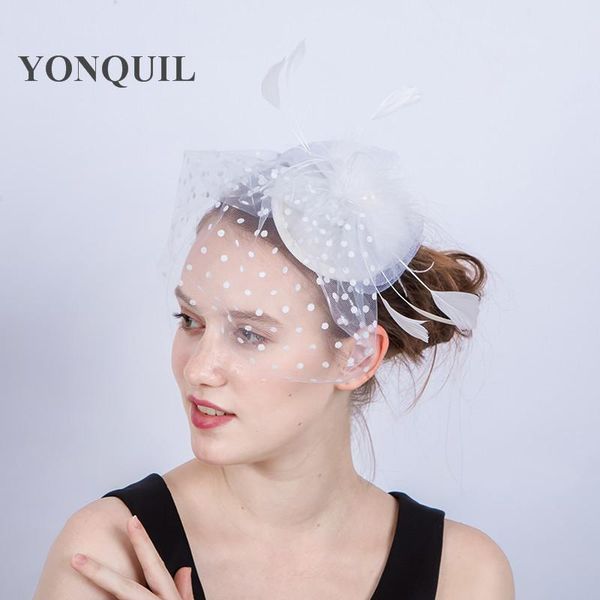 hair accessories women white mesh wedding fascinator hats elegant sposa with dot veils headwear races event fashion
hair accessories women white mesh wedding fascinator hats elegant sposa with dot veils headwear races event fashion