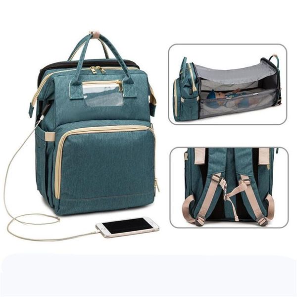 diaper bags 3 in 1 foldable baby bed bag backpack changing pad waterproof with usb charging portable crib infant sleeper,bib
diaper bags 3 in 1 foldable baby bed bag backpack changing pad waterproof with usb charging portable crib infant sleeper,bib