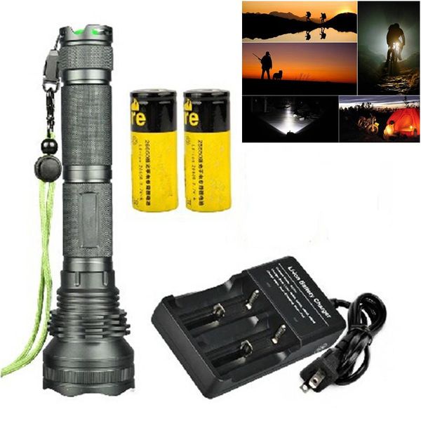 5pcs/lot 3 size 5 modes 1200lm 10w cree xml l2 led torch light + charger + 26650 battery
5pcs/lot 3 size 5 modes 1200lm 10w cree xml l2 led torch light + charger + 26650 battery