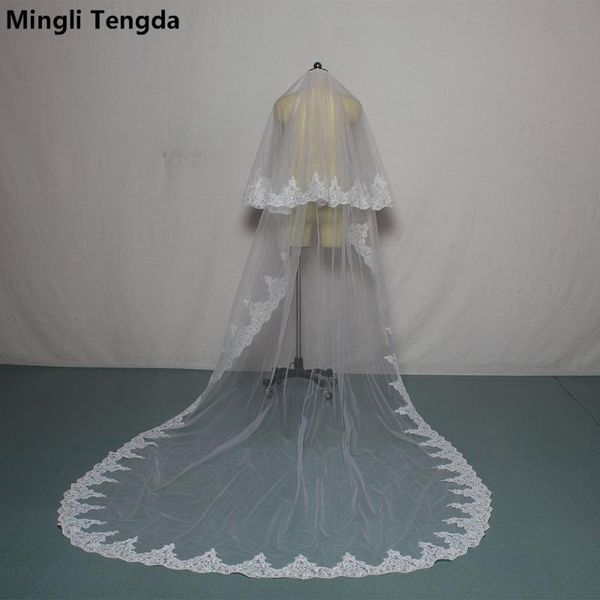 bridal veils 2 layers cathedral veil 3 m long lace wedding with comb velos de novia accessories voile mingli tengda, Black
bridal veils 2 layers cathedral veil 3 m long lace wedding with comb velos de novia accessories voile mingli tengda, Black