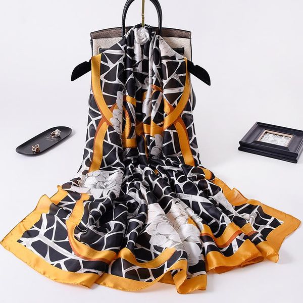 scarves fashion sunscreen scarf decorate trend silk woman printed long shawl shade gauze four seasons, Blue;gray
scarves fashion sunscreen scarf decorate trend silk woman printed long shawl shade gauze four seasons, Blue;gray