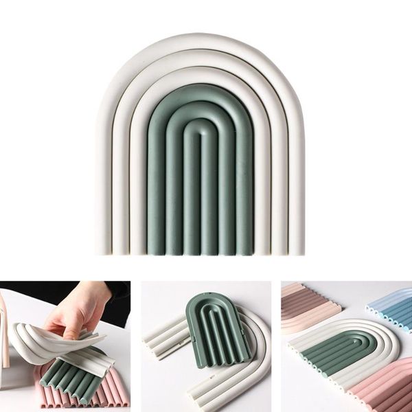 mats & pads 1pc rainbow coasters silicone removable insulation cup mat non slip placemat home decor kitchen accessories for pot plate
mats & pads 1pc rainbow coasters silicone removable insulation cup mat non slip placemat home decor kitchen accessories for pot plate