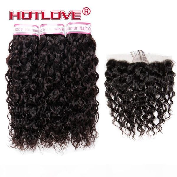 brazilian water wave hiar 3 bundles human hair weave with 13*4 lace frontal virgin hair ing, Black;brown
brazilian water wave hiar 3 bundles human hair weave with 13*4 lace frontal virgin hair ing, Black;brown