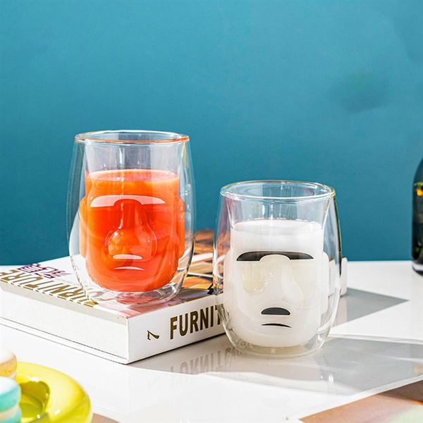 mugs creative transparent double wall portrait glass water cup insulated milk coffee mug cocktail wine drinkware tumbler
mugs creative transparent double wall portrait glass water cup insulated milk coffee mug cocktail wine drinkware tumbler