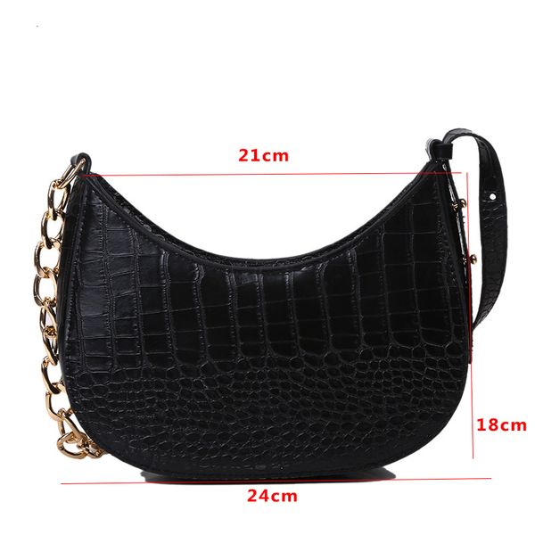 new vintage crocodile print thick chain design hobos bags womens bags pu leather shoulder crossbody bag female luxury handbag
new vintage crocodile print thick chain design hobos bags womens bags pu leather shoulder crossbody bag female luxury handbag