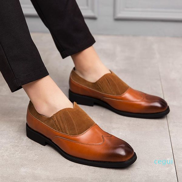 dress shoes fashion men's quality handmade comfortable men casual moccasins breathable office footwear loafers male, Black
dress shoes fashion men's quality handmade comfortable men casual moccasins breathable office footwear loafers male, Black