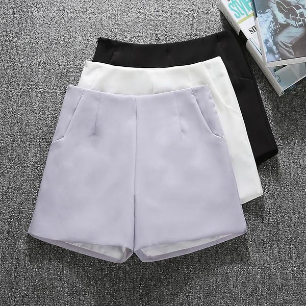 women's shorts miku summer style fashion casual high waist black gray white vintage women short s m xl wide leg, White;black
women's shorts miku summer style fashion casual high waist black gray white vintage women short s m xl wide leg, White;black