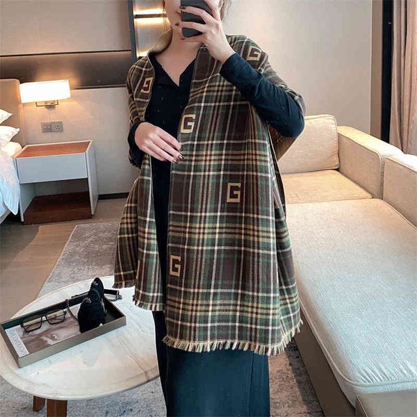 70% off design scarf letter women's winter new imitation cashmere shawl solid color double-sided two-color plaid scarf, Blue;gray
70% off design scarf letter women's winter new imitation cashmere shawl solid color double-sided two-color plaid scarf, Blue;gray