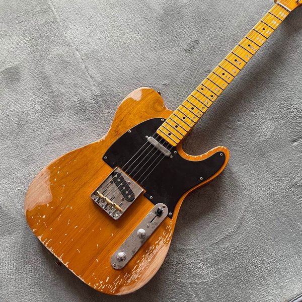 custom shop tele electric guitar with relics maple fingerboard handmade 6 stings gitaar
custom shop tele electric guitar with relics maple fingerboard handmade 6 stings gitaar