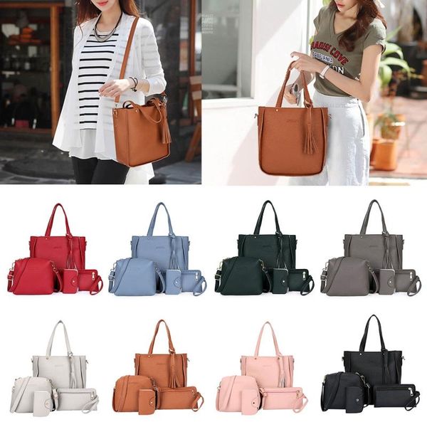 duffel bags 4pcs women lady fashion handbag shoulder tote purse messenger satchel set
duffel bags 4pcs women lady fashion handbag shoulder tote purse messenger satchel set