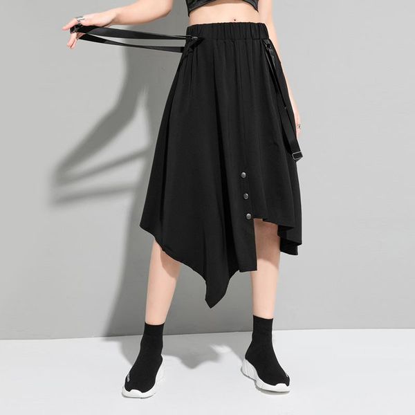 skirts summer europe dark cold wind open fork pocket elastic bust skirt braces long girl, Black
skirts summer europe dark cold wind open fork pocket elastic bust skirt braces long girl, Black