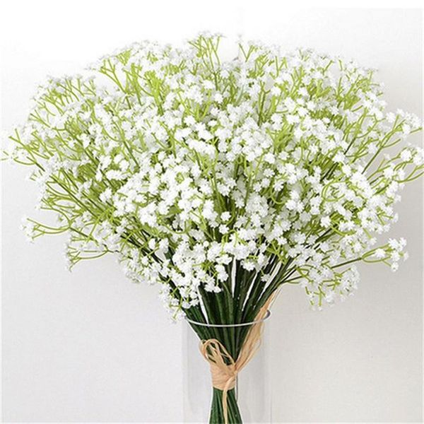 decorative flowers & wreaths 10pcs artificial baby's breath gypsophila fake plant for wedding bridal bouquets diy party home decoration
decorative flowers & wreaths 10pcs artificial baby's breath gypsophila fake plant for wedding bridal bouquets diy party home decoration