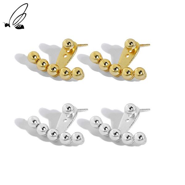 stud s'steel sterling silver 925 minimalist geometric bead earrings for women luxury wedding personalized 2021 trend jewellery, Golden;silver
stud s'steel sterling silver 925 minimalist geometric bead earrings for women luxury wedding personalized 2021 trend jewellery, Golden;silver