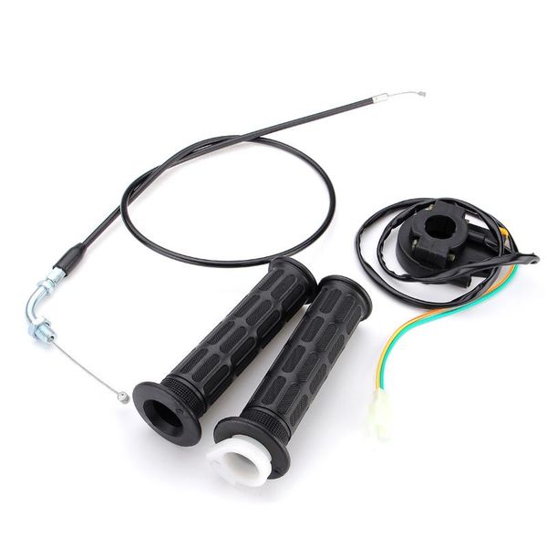 handlebars 7/8" 22mm rubber grips twist throttle handlebar cable control switch for 49cc 50cc 60cc 66cc 80cc dirt pit bike atv quad
handlebars 7/8" 22mm rubber grips twist throttle handlebar cable control switch for 49cc 50cc 60cc 66cc 80cc dirt pit bike atv quad